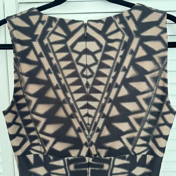 BCBGMAXAZRIA Maranda Burnout Black Lace
Dress Gown Fit Flare Size 0 - Picture 7 of 13